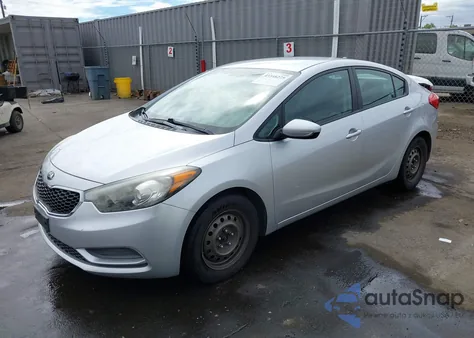2014 Kia Forte Lx from USA, damaged, VIN KNAFK4A66E5254589